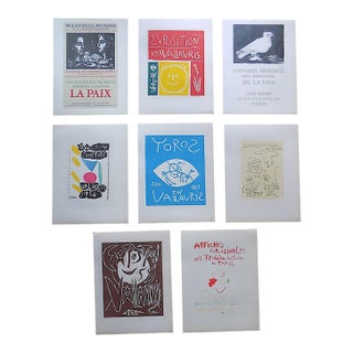 Vintage Mid 20th Century Ltd. Edition Mourlot Color Lithographs - Picasso - Set of 8 For Sale