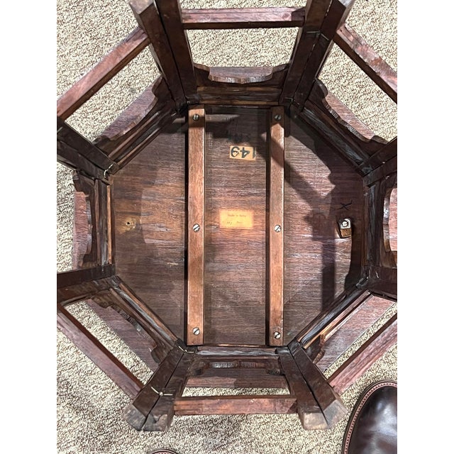 Antique Anglo Indian Octagonal Inlaid Side/Traveling Table For Sale - Image 10 of 10