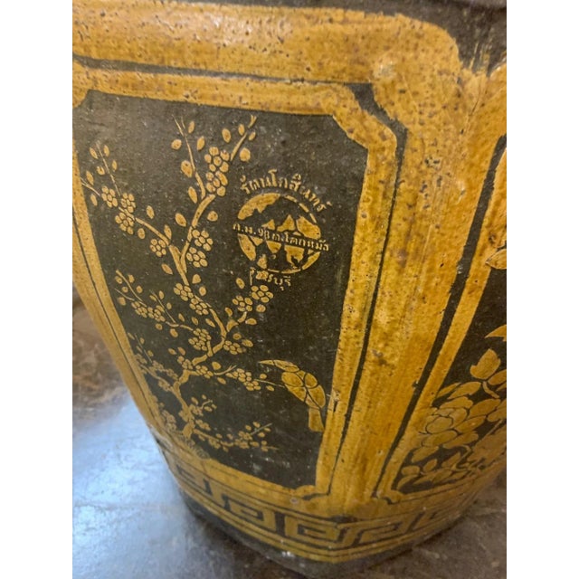 Large Scale Glazed Oriental Urn For Sale In Dallas - Image 6 of 8