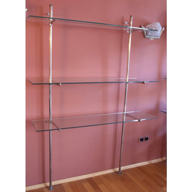 French Art Deco Etagere in Metal and Glass, 1930s For Sale - Image 10 of 13