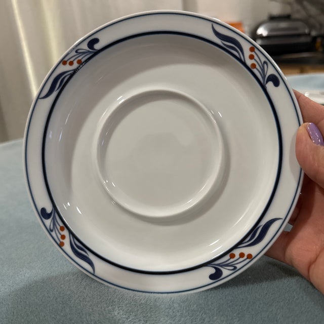 Ceramic 1980s Vintage Dansk Bistro Cup Plates - Set of 6 For Sale - Image 7 of 7