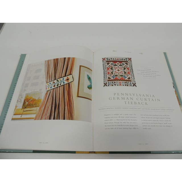 Folk Art Needlepoint Hardcover Book For Sale - Image 4 of 5