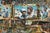 Willie Bester (South African, b. 1956), "Township Life", Mixed Media Collage on Panel, 1993, signed "W. Bester" and dated...