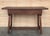 Early 20th Spanisht Walnut Country Farm Desk with Two Drawers For Sale - Image 10 of 18