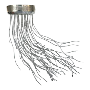 Elio Giudici Lumens Mistral Flush-Mount Chandelier, Largest Led Fixture, Italy