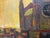 Paint Mid Century Spanish Palma De Mallorca Oil Cityscape Painting For Sale - Image 7 of 11