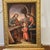 20th Century Cuzco Shool oil on canvas framed signed titled Work and Prayer