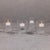 Glass Kelly 4-Piece Set Glass Tealight Holder/Hurricane, S For Sale - Image 7 of 8