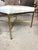 1950s Paul McCobb for Calvin X Base Brass Stools w/ Original Upholstery For Sale - Image 12 of 16