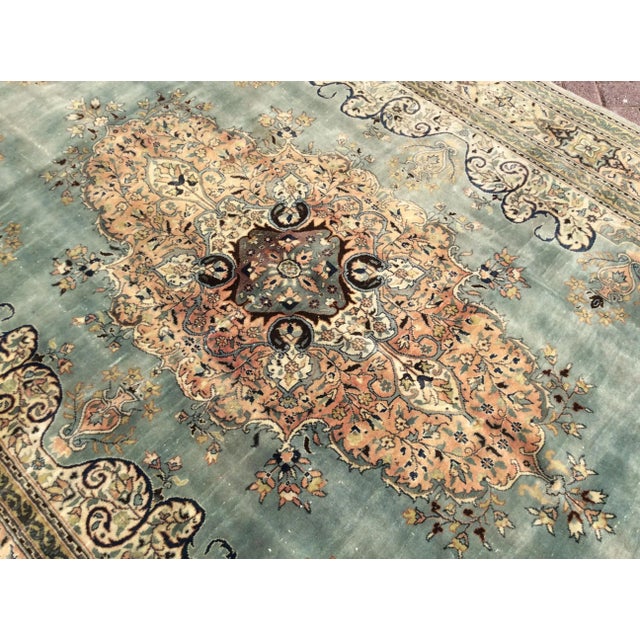 1960s Handmade Vintage Oushak Rug - 130" X 79" For Sale - Image 5 of 12