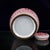 This is a beautiful vintage Chinese porcelain "Double Happiness" (囍) jar, intricately decorated in classic red and white....