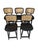 Contemporary Cane Domino Counter Stool by Podium - Set of 5 For Sale - Image 3 of 18