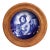Handmade Wood Framed Frans Hals Porcelain Jester Plate For Sale
