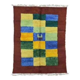 Multicolor Moroccan Rug - 10.1 X 7.7 Ft For Sale