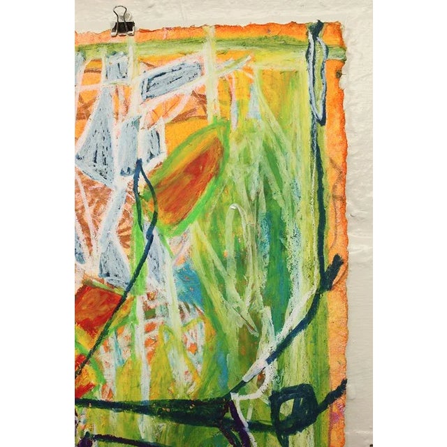 "Secrete #5" Original Abstract Expressionist Painting by Mel Rea For Sale - Image 4 of 7