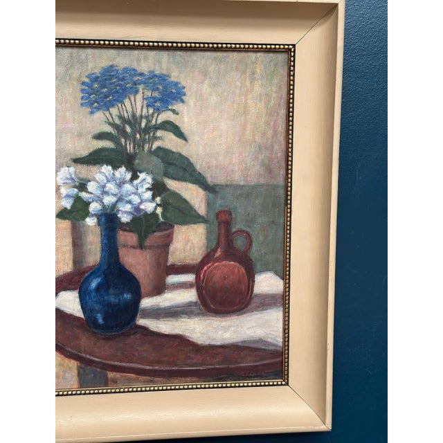 Mid-Century Modern Tegefelt, Still Life, 1960s, Oil on Panel, Framed For Sale - Image 3 of 18