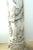 1940's Carved European Acanthus Leafs Plant Stand/Weathered White/38" For Sale - Image 4 of 7