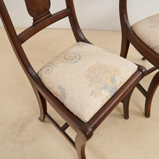 Pairs of chairs from the 1800s height: 84 width: 43 seat height: 47 additional information style: antique production...