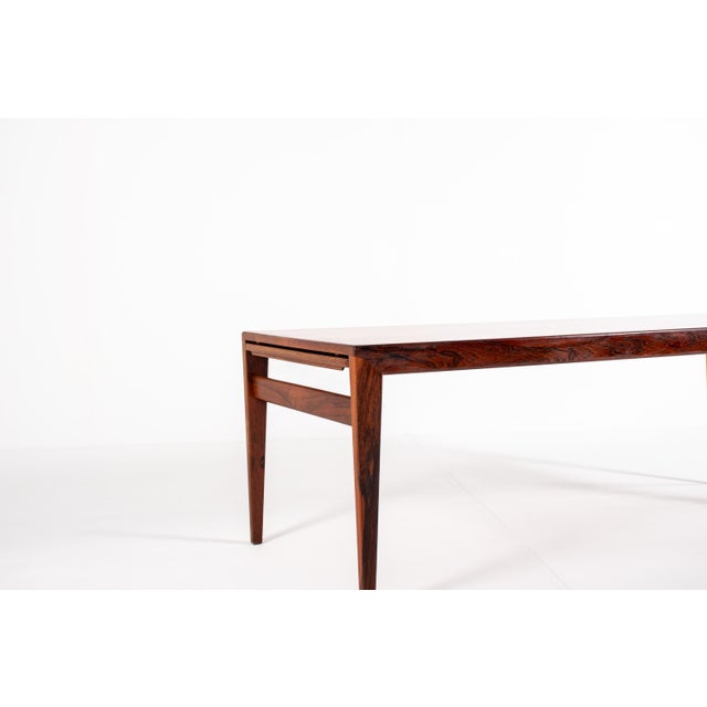 Mid-Century Modern Danish Rosewood Coffee Table by Johannes Andersen for Silkeborg, 1960s For Sale - Image 3 of 17