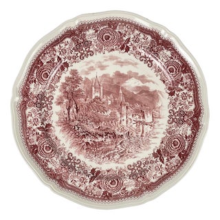 Large Round Burgenland Plate from Villeroy & Boch, 1960s For Sale