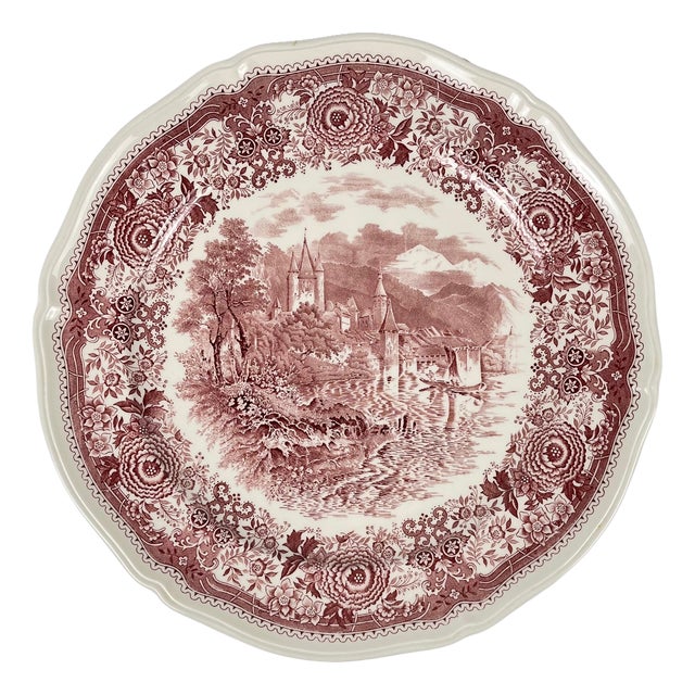 Large Round Burgenland Plate from Villeroy & Boch, 1960s For Sale