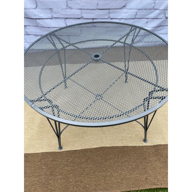 1950s Atomic Radar Salterini Outdoor Dining Table, Attributed For Sale - Image 10 of 10