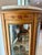 Wood Vintage Vitrine Display Cabinet French Style Glass Shelving For Sale - Image 7 of 11
