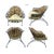 Mid-Century Modern 1950s Iron Patio Chairs in the Chantilly Rose Style - Set of 2 For Sale - Image 3 of 8