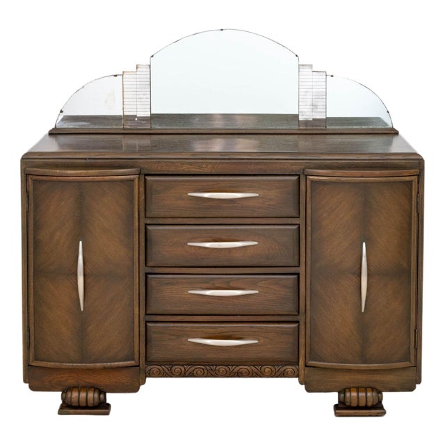 Jorge Prieto Custom Made Art Deco Style Buffet For Sale