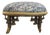 Petite 19th Century Chinoiserie Style Faux Bamboo Footstool For Sale