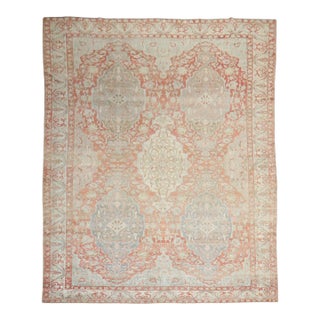 Antique Zabihi Collection Large Scale Persian Bakhtiari Rug - 12'5" x 18'5" For Sale