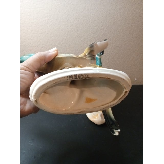 American 1940 Pair of Royal Copley Ring Neck Pheasant Figurines For Sale - Image 3 of 6