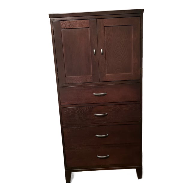 Ethan Allen Horizons Cherry Media Armoire / Storage Cabin For Sale