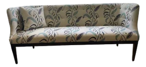 Highland House Attributed 2016-72 Loren Tight Seat Bench in Maison Venu Fabric (Tuileries)