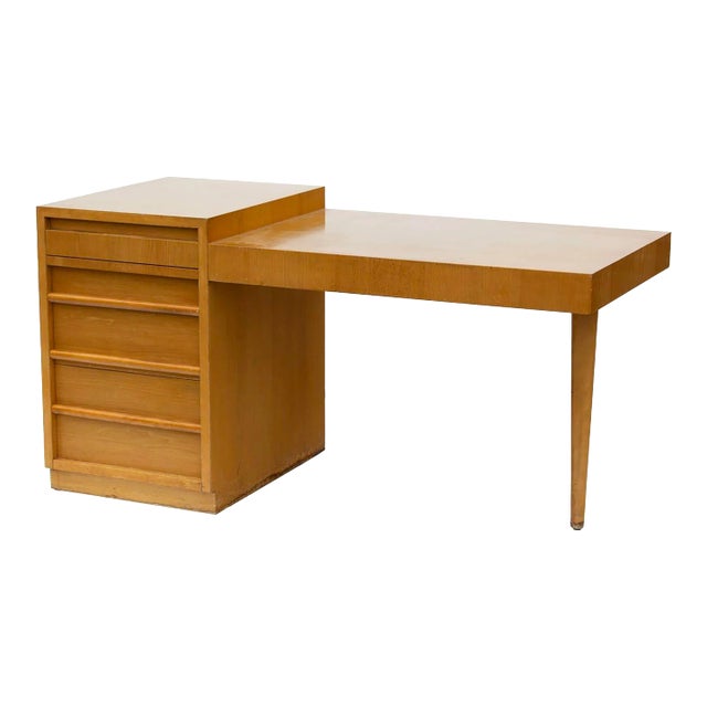 Desk by t.h. Robsjohn-Gibbings for Widdicomb in Sorrel Walnut For Sale