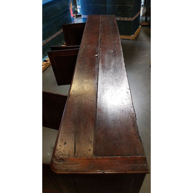 Brown French Louis XV Walnut and Oak Sideboard/Buffett For Sale - Image 8 of 9