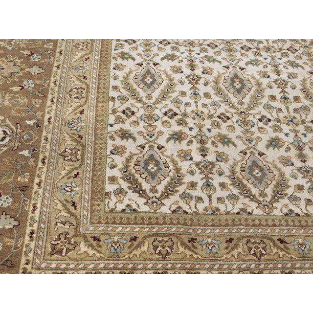 Hand-Knotted Indo-Persian Rug- 8'x 10' For Sale - Image 12 of 18