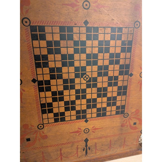 American Antique the Carrom Company Game Board Style E #1 Archarena For Sale - Image 3 of 12