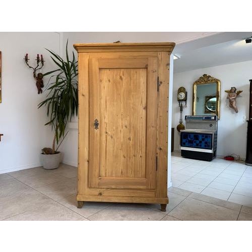 Biedermeier Cabinet in Natural Wood For Sale - Image 10 of 10