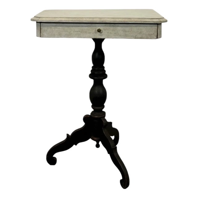 Swedish Rectangular Side Table, 1890s For Sale