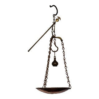 Mid-Late 19th Century European Hanging Scale For Sale