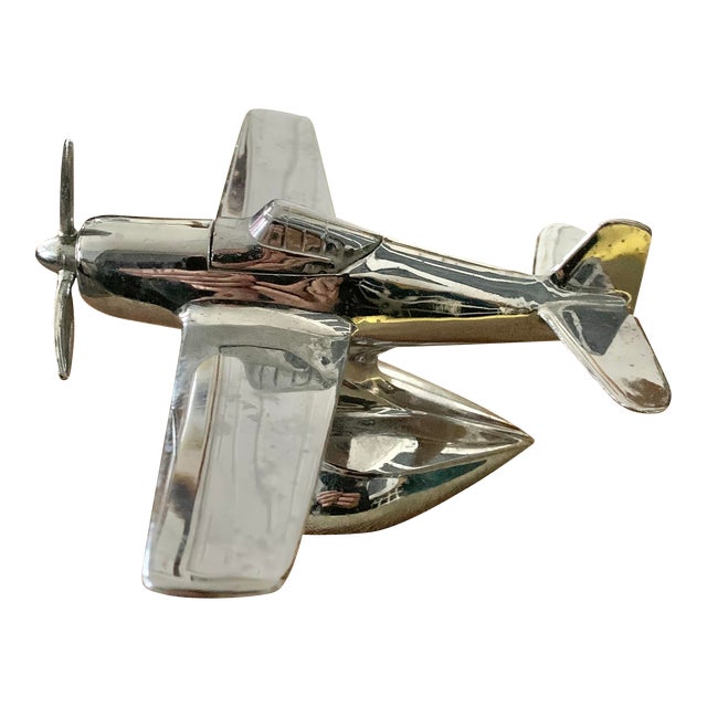 1930s Hamilton Chrome Airplane Table Lighter Hellcat F6 Chairish