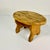 1970s Vintage Americana Folk Art Boho Chic Pine Oval Step or Footstool. For Sale - Image 6 of 10