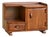 Swiss Carved Elm Nightstand Attributed to Franz Xaver Sproll, 1950s For Sale