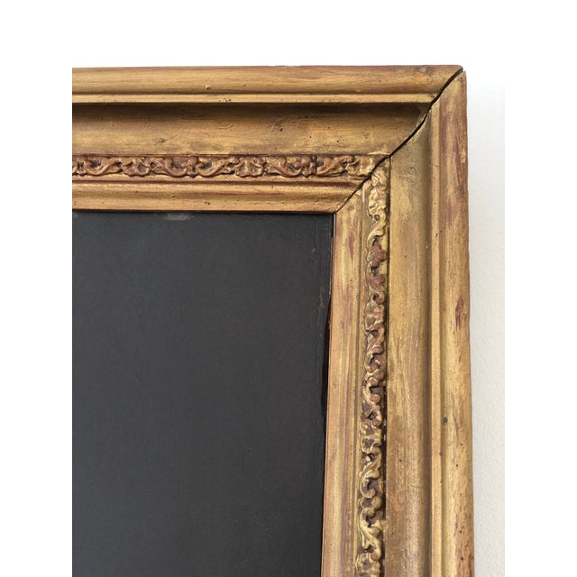 Antique Original Oil Painting of a German Lady, Large 19th Century Portrait For Sale - Image 9 of 14