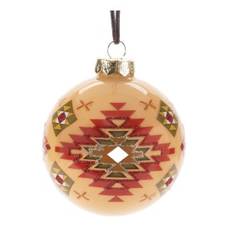 Western Glass Ball Ornament (Set of 6) For Sale