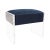 Sophisticated and perfect for the modern home. From its modern acrylic base to its luxurious velvet upholstery, this...