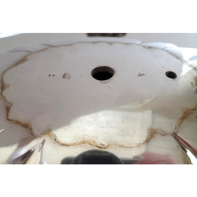 Metal 1830 English Sheffield Silver Meat Game Dome Armorial "Andros" For Sale - Image 7 of 13