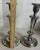 Silver Antique 1800’s Victorian Candlesticks Silverplate Meriden Britannia Company - A Pair For Sale - Image 8 of 11