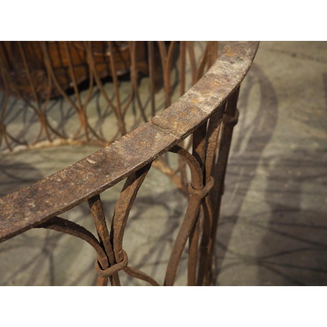 18th Century Venetian Wrought Iron Well Head Surround For Sale - Image 16 of 17